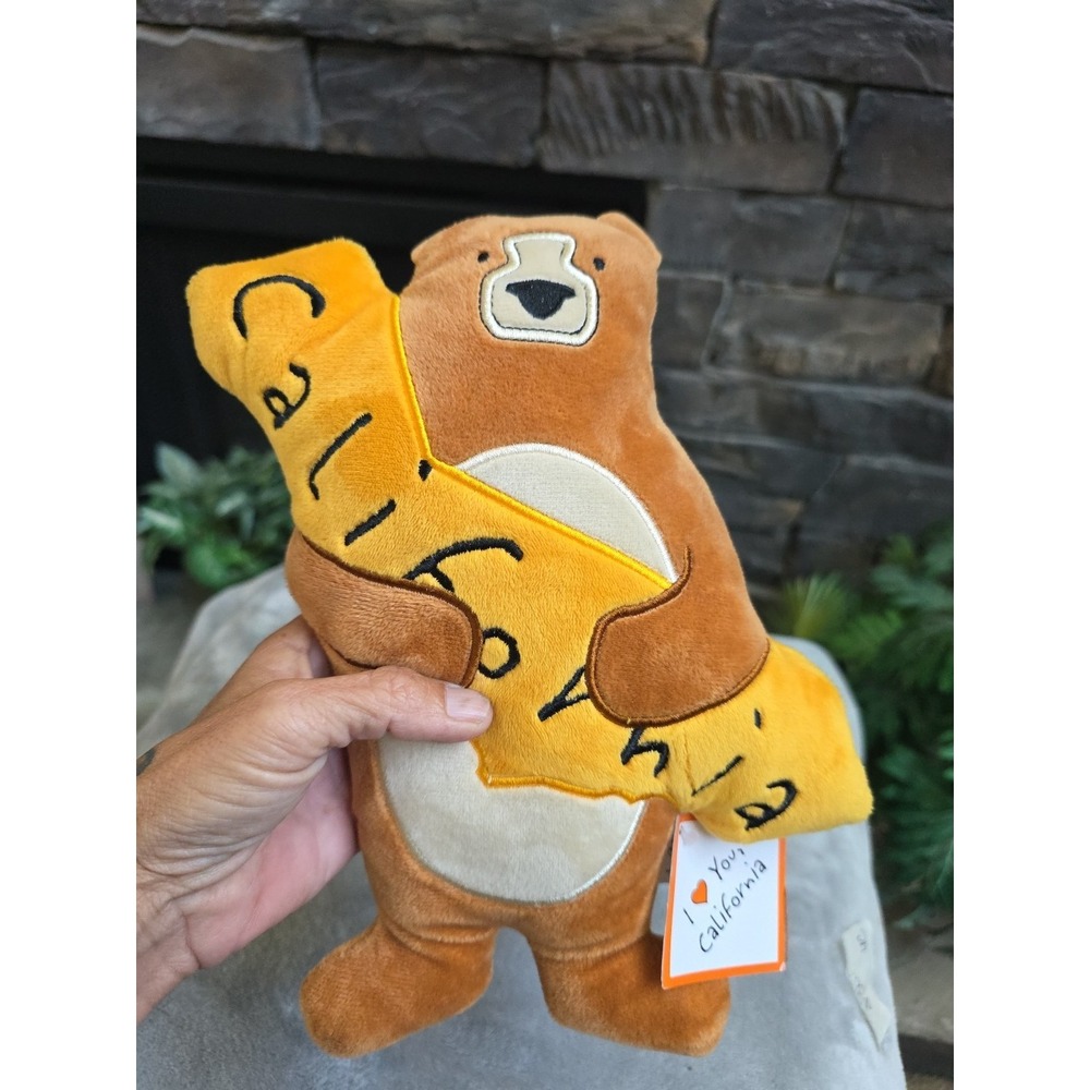 California State Souvenirs Plush Bear Stuffed Animal 8" Mercantile